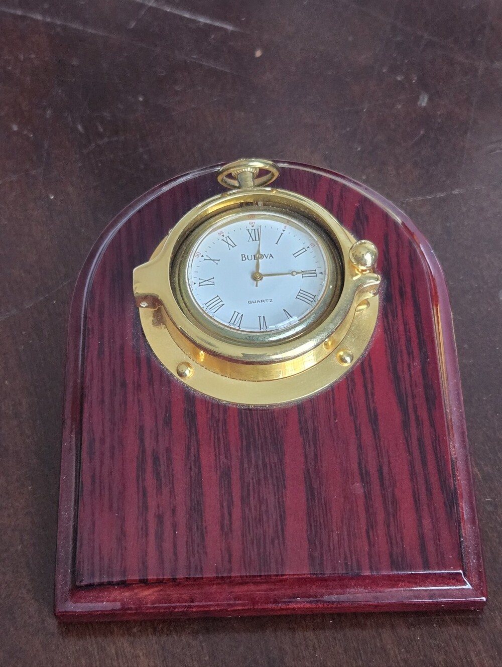 Bulova Miniature Collectible Clock Watch